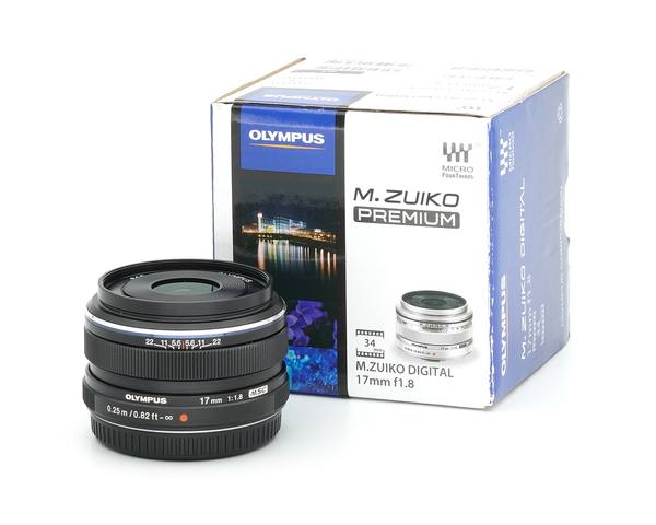 Olympus M.Zuiko Digital ED 17mm 1.8 schwarz